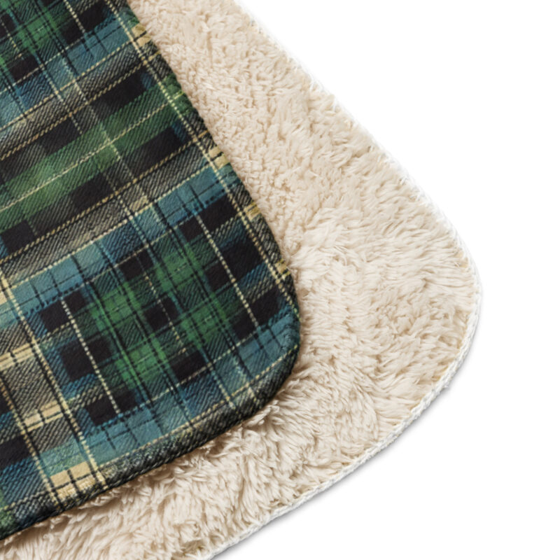 Tartan Muster - Sherpa-Decke – Allover – HOB Products
