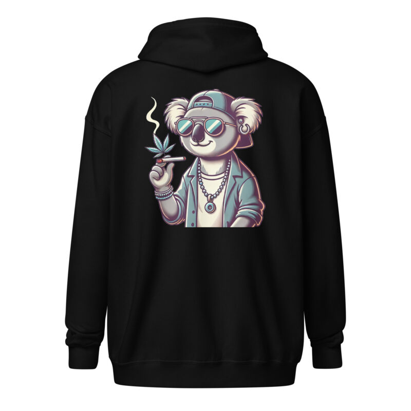 Entspannter Koala – Unisex Heavy-Blend Zip Hoodie – Hoodies – HOB Products