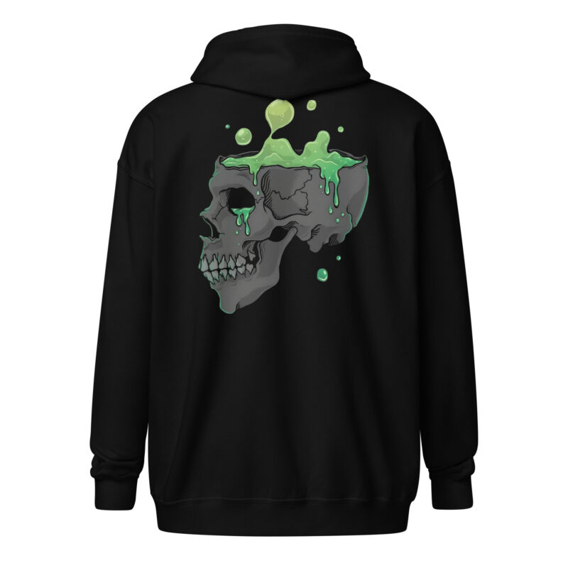 Giftiger Schädel – Unisex Heavy-Blend Zip Hoodie – Jacken – HOB Products