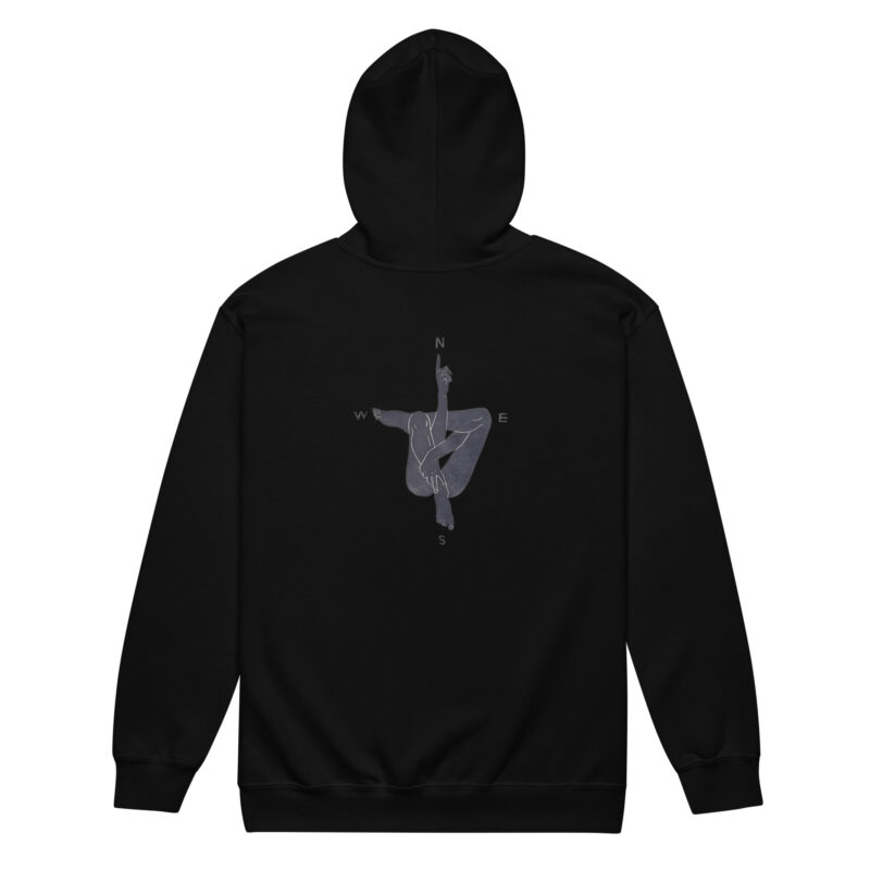 Kompass der Seele – Unisex Heavy-Blend Zip Hoodie – Jacken – HOB Products