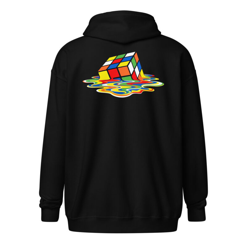 Schmelzender Würfel – Unisex Heavy-Blend Zip Hoodie – Jacken – HOB Products