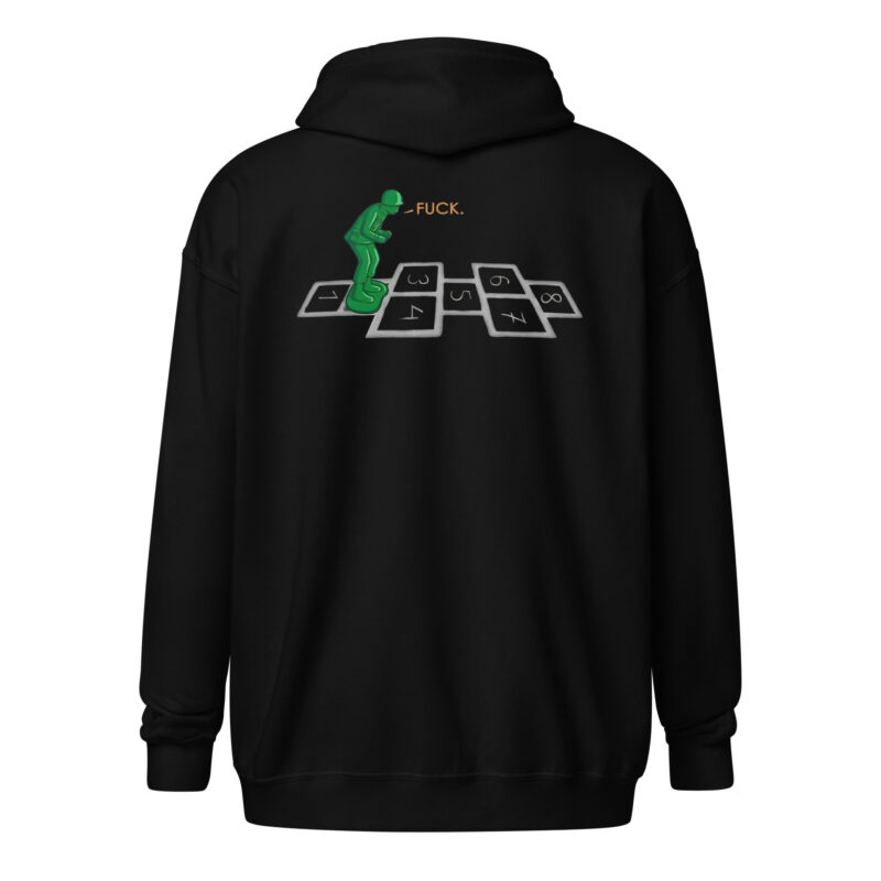 Hopscotch Soldier – Unisex Heavy-Blend Zip Hoodie – Jacken – HOB Products