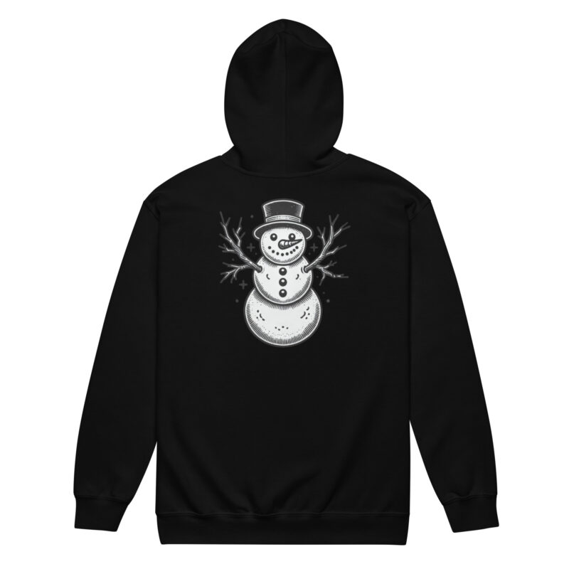 Vintage Schneemann – Unisex Heavy-Blend Zip Hoodie – Jacken – HOB Products