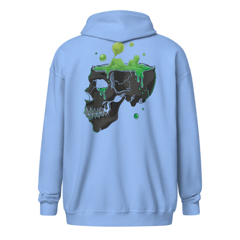 Giftiger Schädel – Unisex Heavy-Blend Zip Hoodie – Jacken – HOB Products