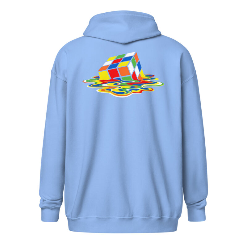 Schmelzender Würfel – Unisex Heavy-Blend Zip Hoodie – Jacken – HOB Products