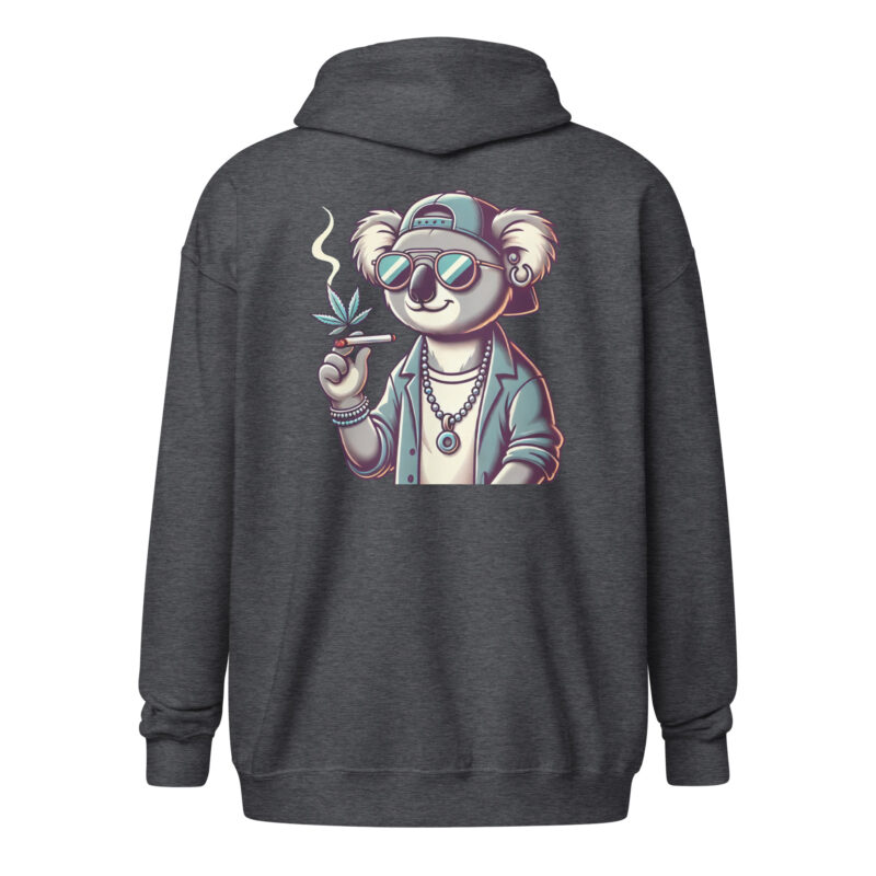 Entspannter Koala – Unisex Heavy-Blend Zip Hoodie – Hoodies – HOB Products