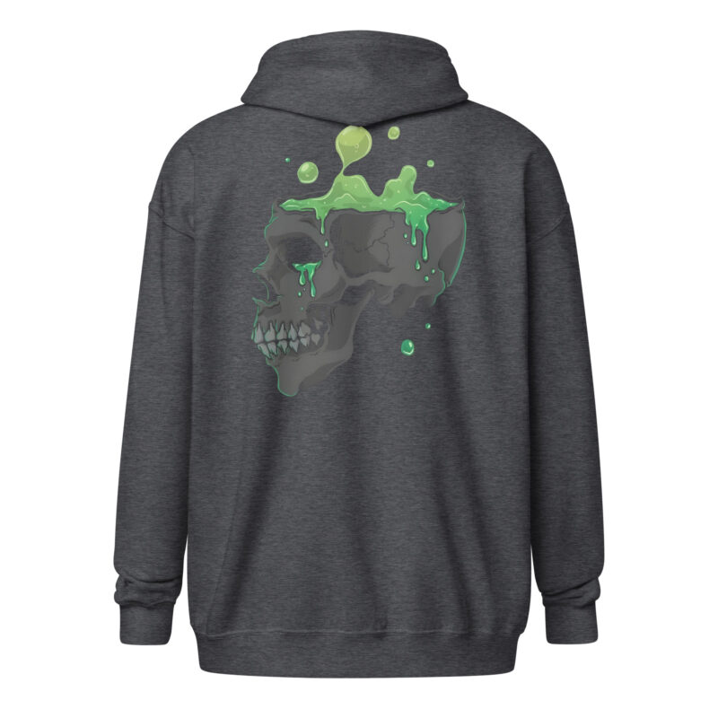 Giftiger Schädel – Unisex Heavy-Blend Zip Hoodie – Jacken – HOB Products