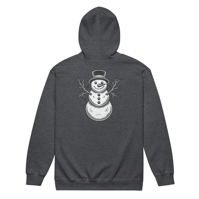 Vintage Schneemann – Unisex Heavy-Blend Zip Hoodie – Jacken – HOB Products
