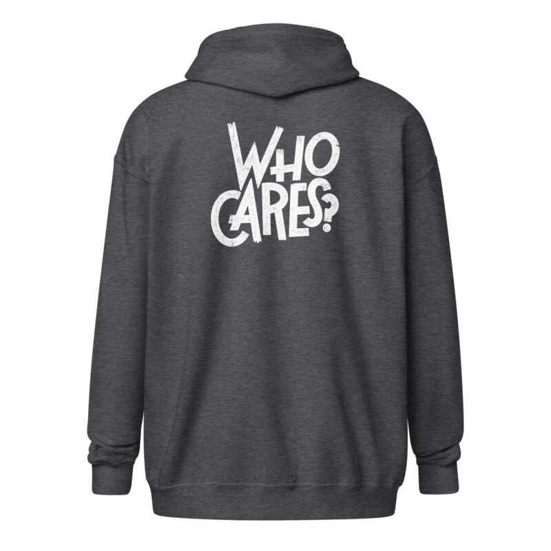 Who Cares? – Unisex Heavy-Blend Zip Hoodie – Jacken – HOB Products