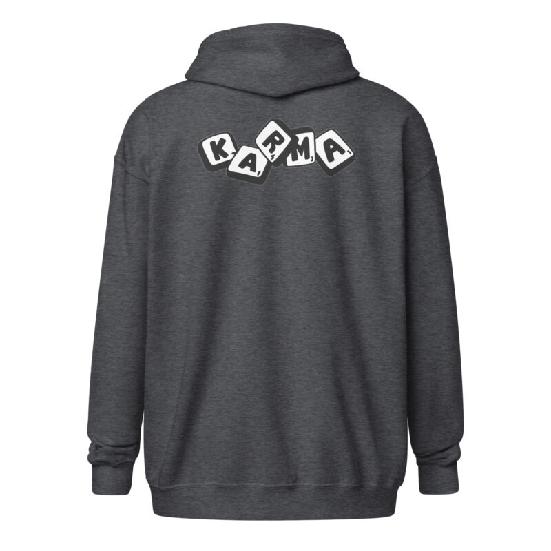 Karma - Unisex Heavy-Blend Zip Hoodie – Jacken – HOB Products