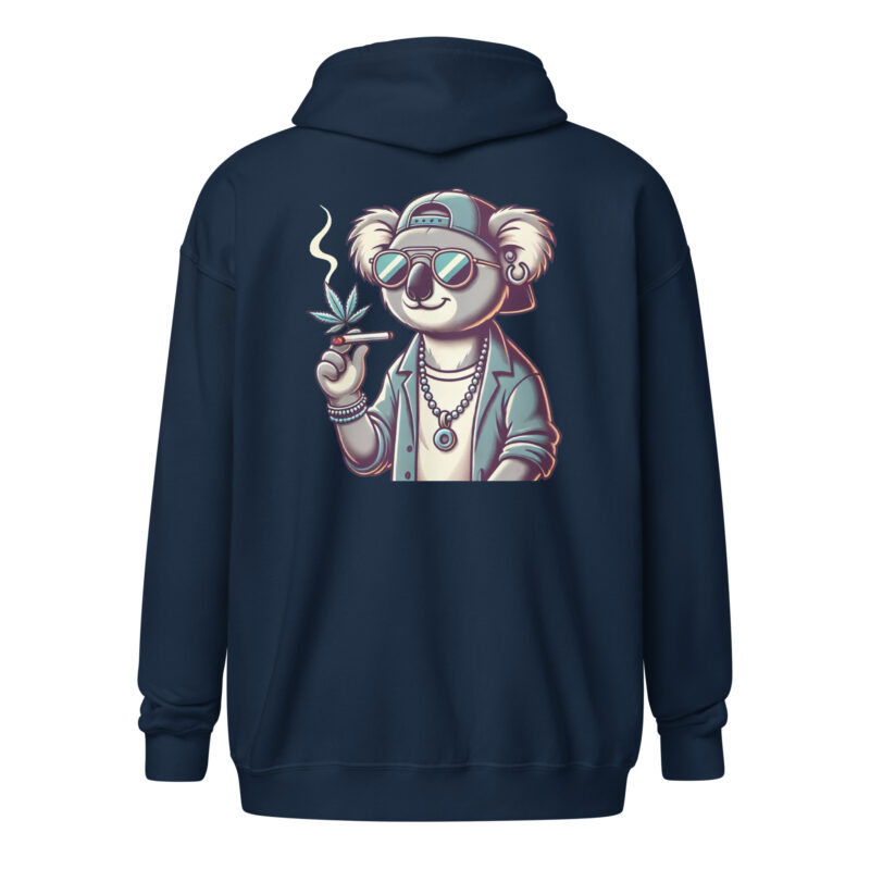 Entspannter Koala – Unisex Heavy-Blend Zip Hoodie – Hoodies – HOB Products