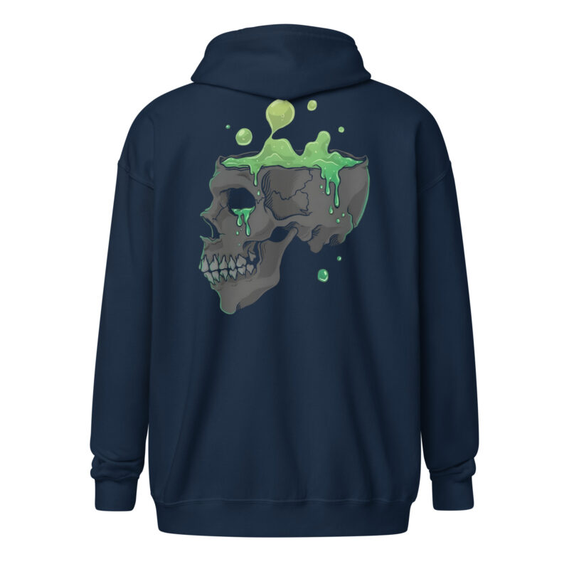 Giftiger Schädel – Unisex Heavy-Blend Zip Hoodie – Jacken – HOB Products