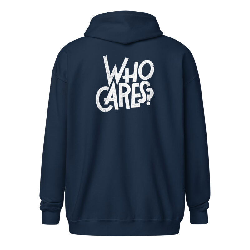 Who Cares? – Unisex Heavy-Blend Zip Hoodie – Jacken – HOB Products