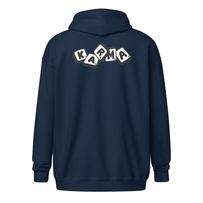 Karma - Unisex Heavy-Blend Zip Hoodie – Jacken – HOB Products