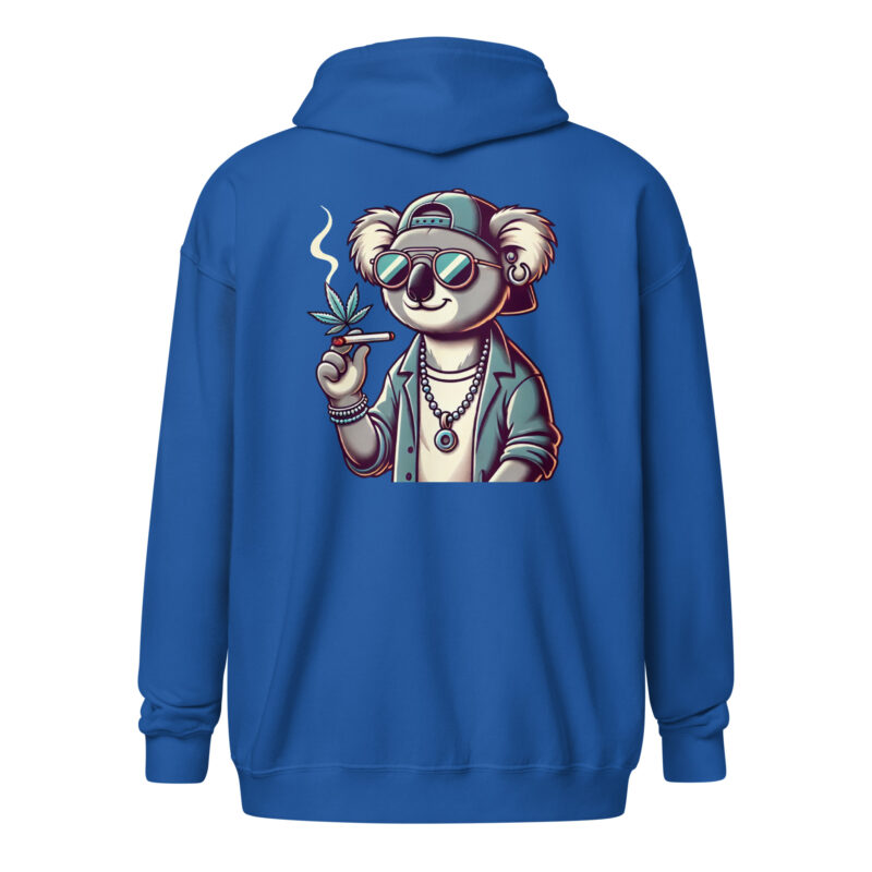Entspannter Koala – Unisex Heavy-Blend Zip Hoodie – Hoodies – HOB Products