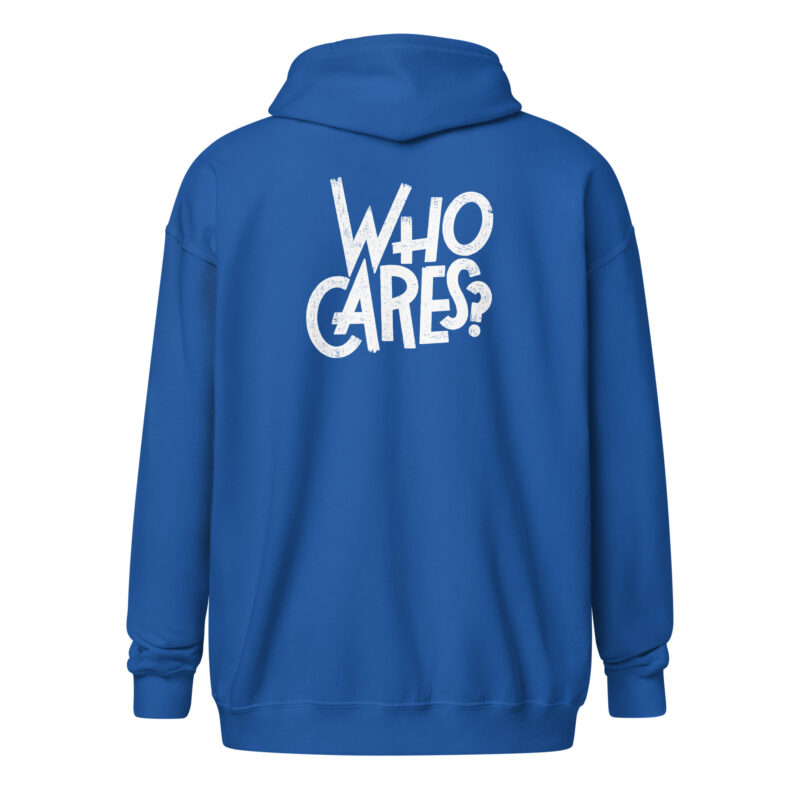 Who Cares? – Unisex Heavy-Blend Zip Hoodie – Jacken – HOB Products