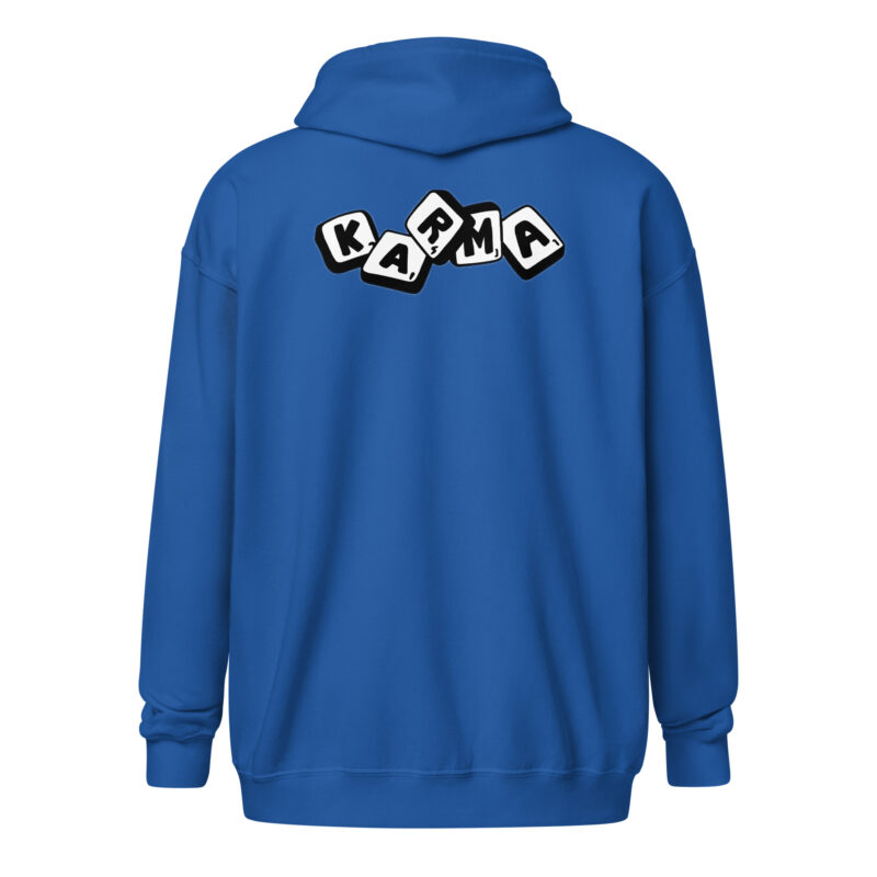 Karma - Unisex Heavy-Blend Zip Hoodie – Jacken – HOB Products