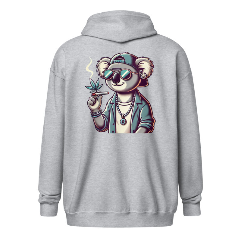 Entspannter Koala – Unisex Heavy-Blend Zip Hoodie – Hoodies – HOB Products