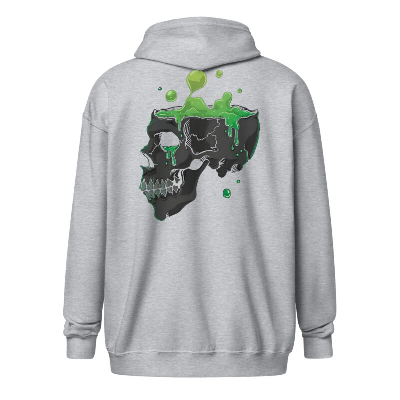 Giftiger Schädel – Unisex Heavy-Blend Zip Hoodie – Jacken – HOB Products