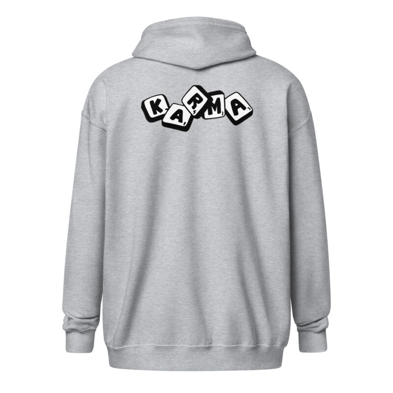Karma - Unisex Heavy-Blend Zip Hoodie – Jacken – HOB Products