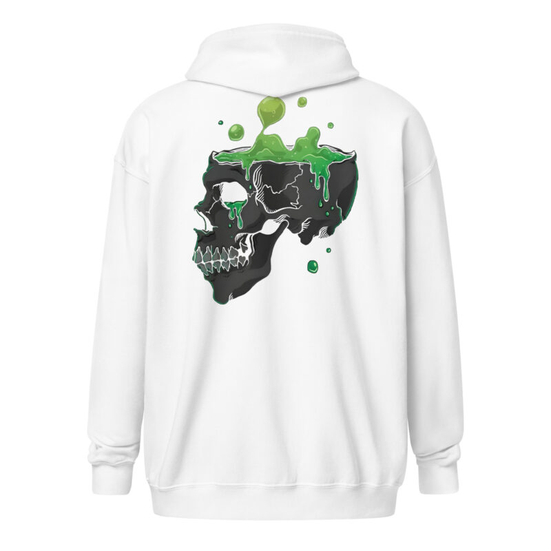 Giftiger Schädel – Unisex Heavy-Blend Zip Hoodie – Jacken – HOB Products