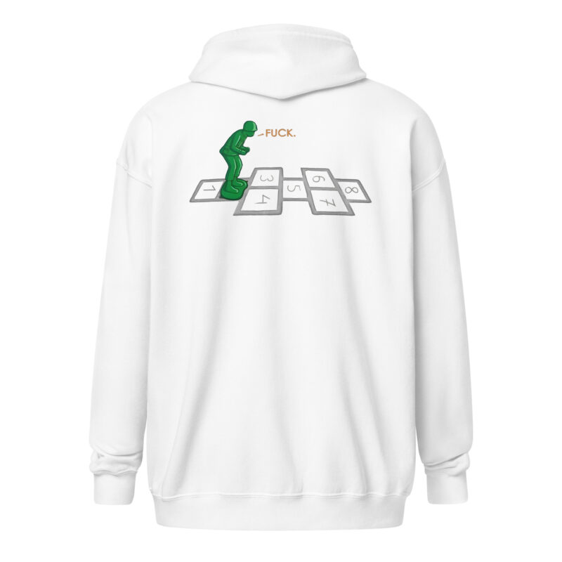 Hopscotch Soldier – Unisex Heavy-Blend Zip Hoodie – Jacken – HOB Products