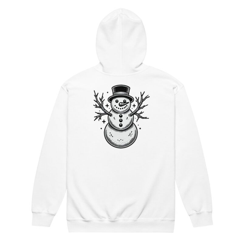 Vintage Schneemann – Unisex Heavy-Blend Zip Hoodie – Jacken – HOB Products