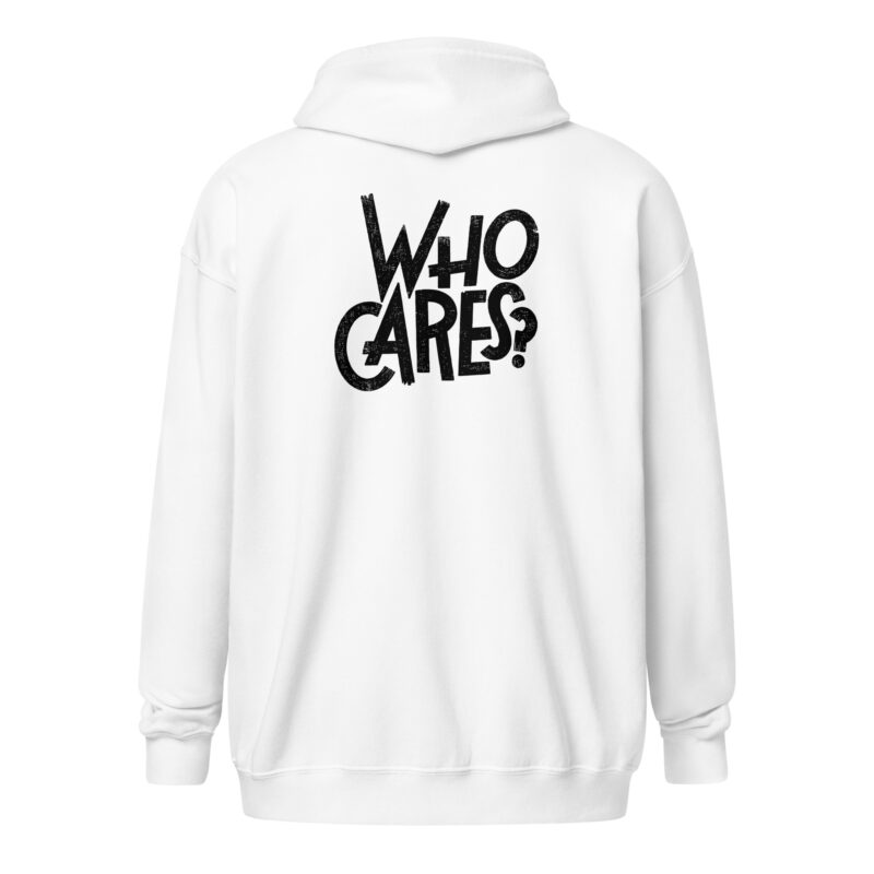 Who Cares? – Unisex Heavy-Blend Zip Hoodie – Jacken – HOB Products