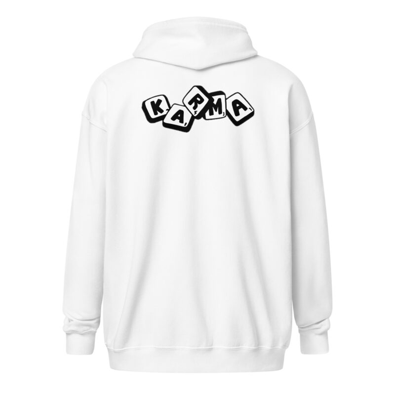 Karma - Unisex Heavy-Blend Zip Hoodie – Jacken – HOB Products