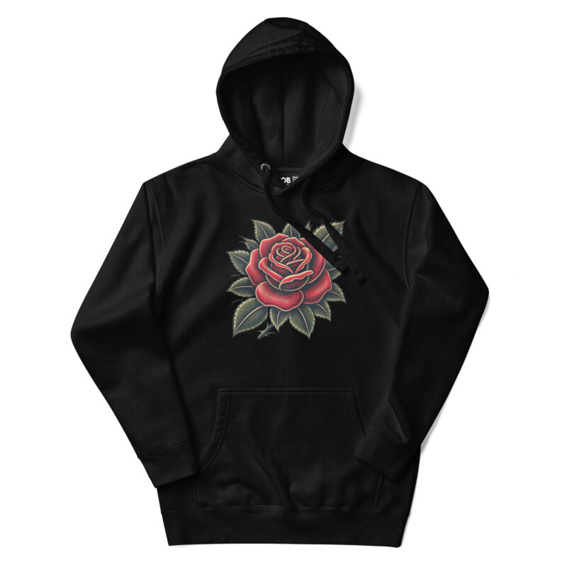 Traditionelle Rose – Unisex-Kapuzenpullover – Hoodies – HOB Products