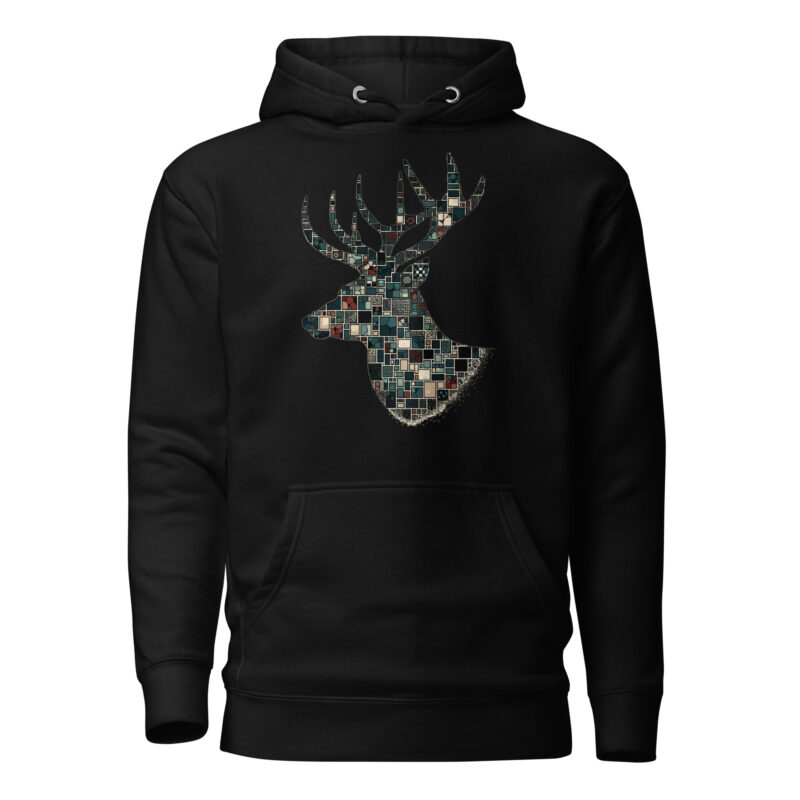 Mosaik-Hirsch – Unisex-Kapuzenpullover – Hoodies – HOB Products