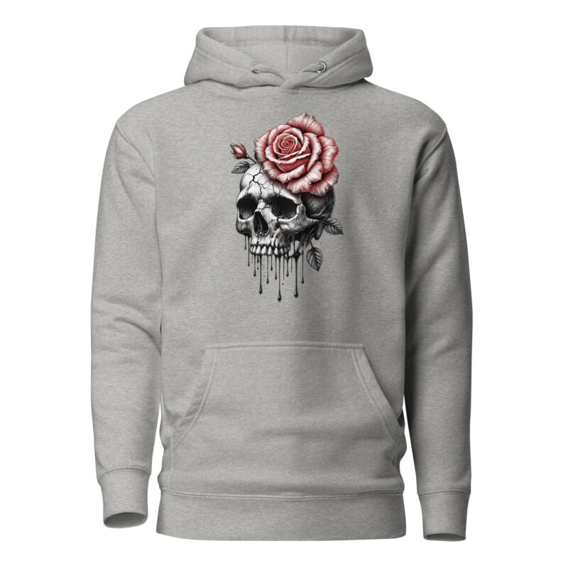 Schädel und Rose – Unisex-Kapuzenpullover – Hoodies – HOB Products