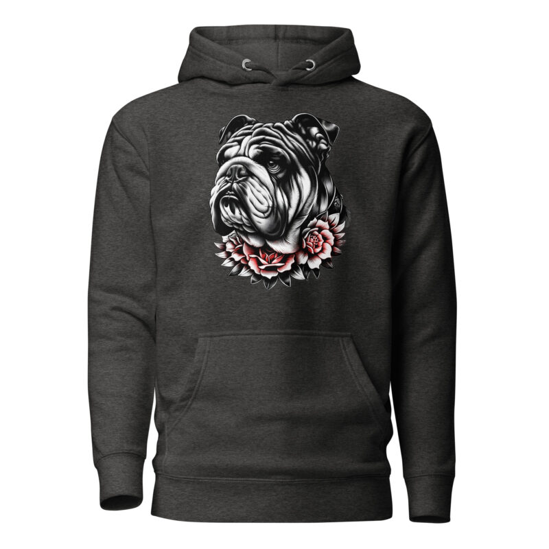 Bulldogge und Rosen – Unisex-Kapuzenpullover – Hoodies – HOB Products