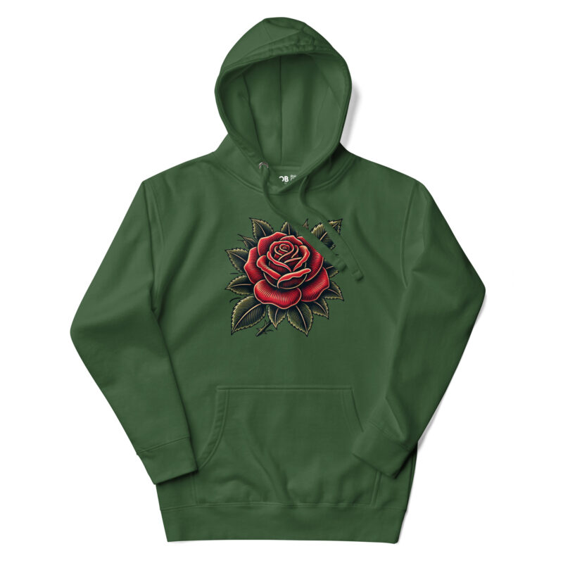 Traditionelle Rose – Unisex-Kapuzenpullover – Hoodies – HOB Products