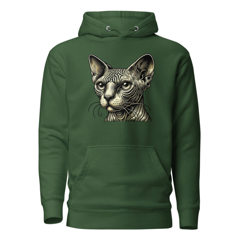 Mystische Sphynx-Katze – Unisex-Kapuzenpullover – Hoodies – HOB Products