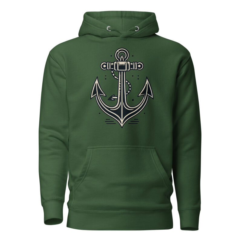 Klassischer Anker - Unisex-Kapuzenpullover – Hoodies – HOB Products