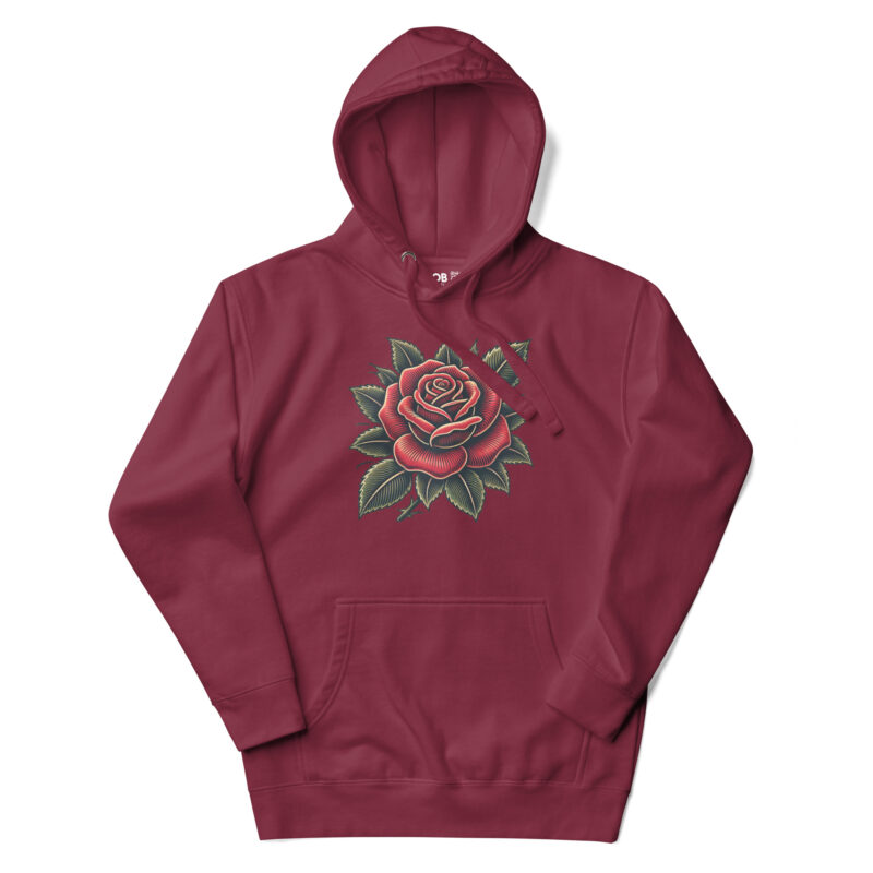 Traditionelle Rose – Unisex-Kapuzenpullover – Hoodies – HOB Products