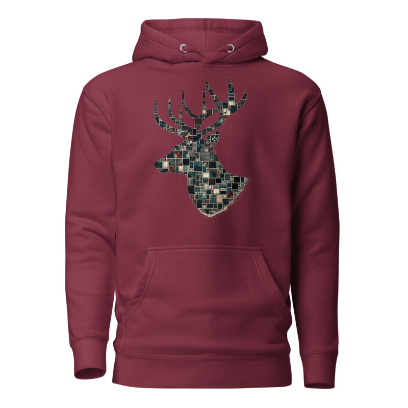 Mosaik-Hirsch – Unisex-Kapuzenpullover – Hoodies – HOB Products
