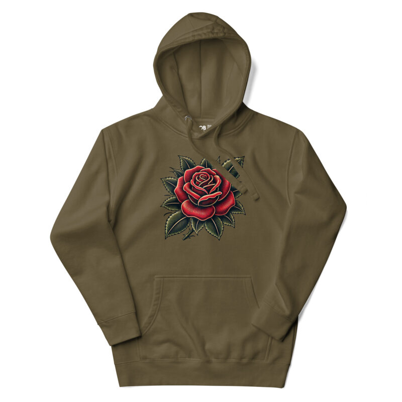Traditionelle Rose – Unisex-Kapuzenpullover – Hoodies – HOB Products