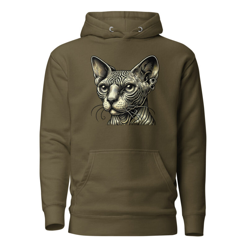 Mystische Sphynx-Katze – Unisex-Kapuzenpullover – Hoodies – HOB Products