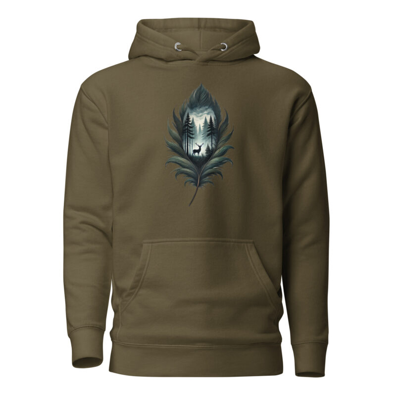 Feder des Waldes – Unisex-Kapuzenpullover – Hoodies – HOB Products