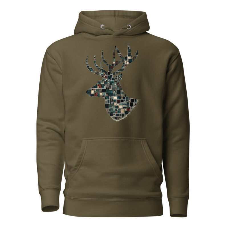 Mosaik-Hirsch – Unisex-Kapuzenpullover – Hoodies – HOB Products