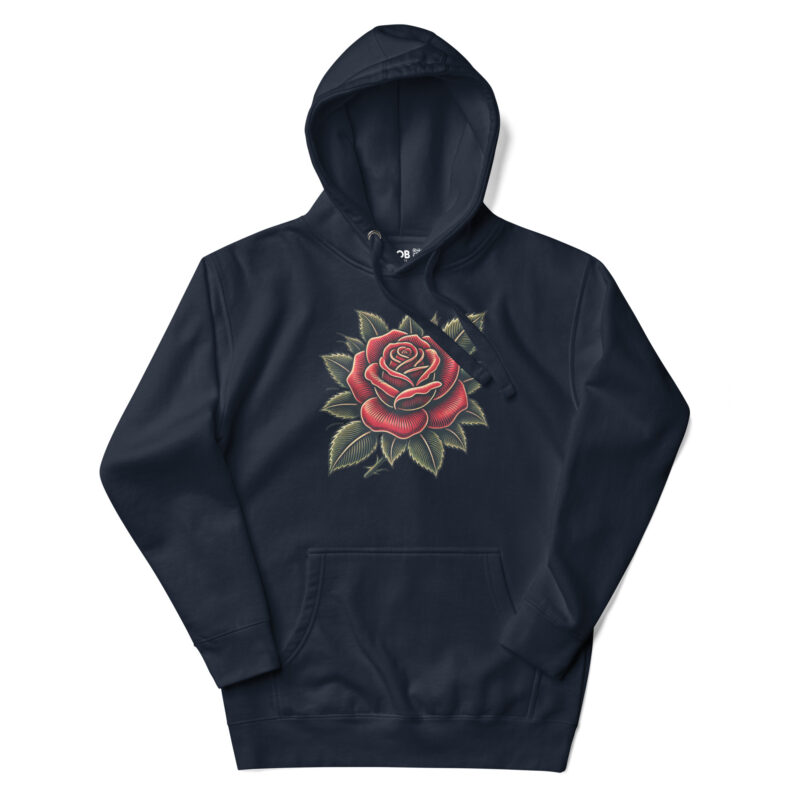 Traditionelle Rose – Unisex-Kapuzenpullover – Hoodies – HOB Products