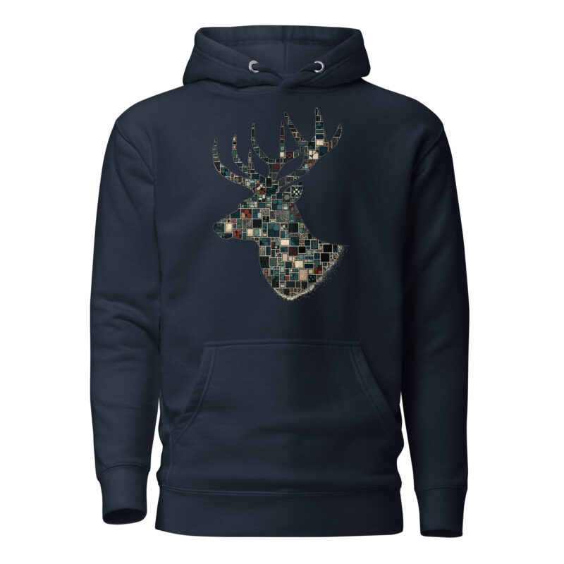 Mosaik-Hirsch – Unisex-Kapuzenpullover – Hoodies – HOB Products