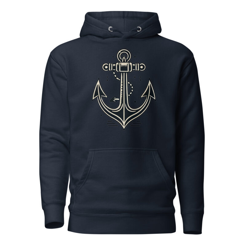 Klassischer Anker - Unisex-Kapuzenpullover – Hoodies – HOB Products