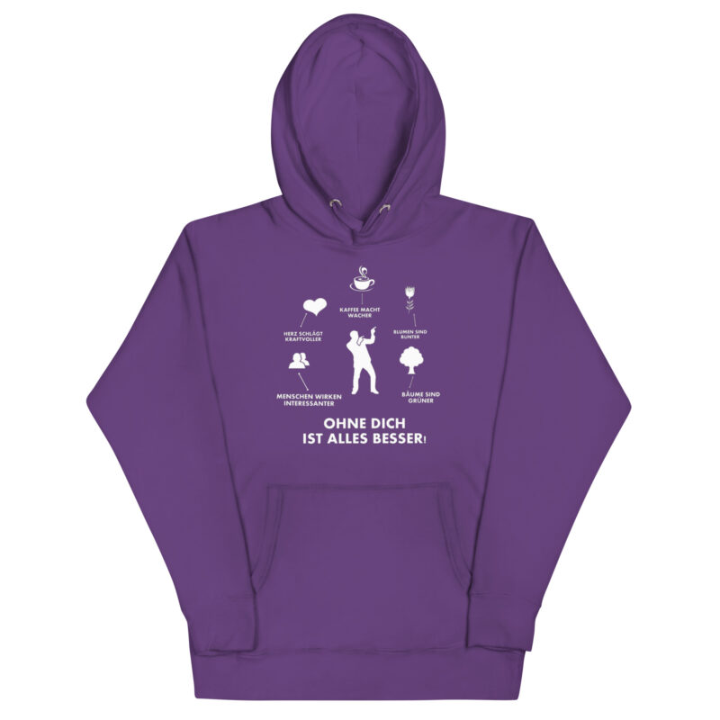 Ohne Dich ist Alles Besser! – Unisex-Kapuzenpullover – Hoodies – HOB Products