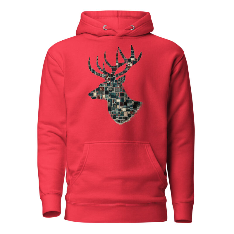 Mosaik-Hirsch – Unisex-Kapuzenpullover – Hoodies – HOB Products