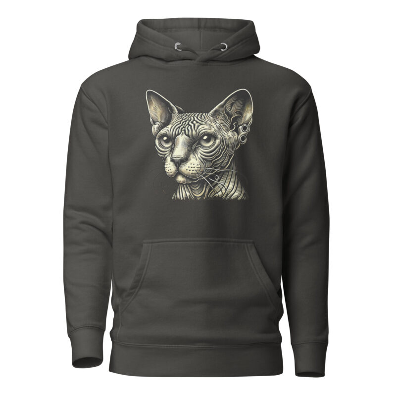 Mystische Sphynx-Katze – Unisex-Kapuzenpullover – Hoodies – HOB Products