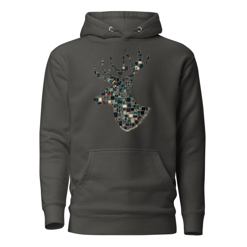 Mosaik-Hirsch – Unisex-Kapuzenpullover – Hoodies – HOB Products