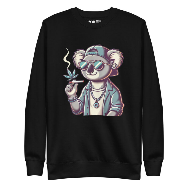 Entspannter Koala – Unisex-Premium-Pullover – Pullover – HOB Products